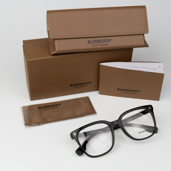 NEW Burberry BE2361D 3010 Dark Green Square Unisex Eyeglasses BE 2361D - Picture 9 of 9